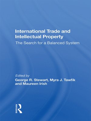 cover image of International Trade and Intellectual Property